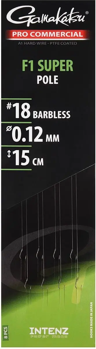 Gamakatsu F1 Super Pole Barbless 15cm 0.14mm - afbeelding 4 van 5