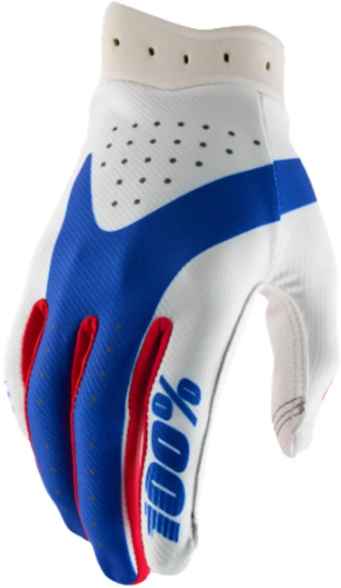 100% iTrack MX Handschoenen - Zwart/Neon Geel - afbeelding 2 van 5