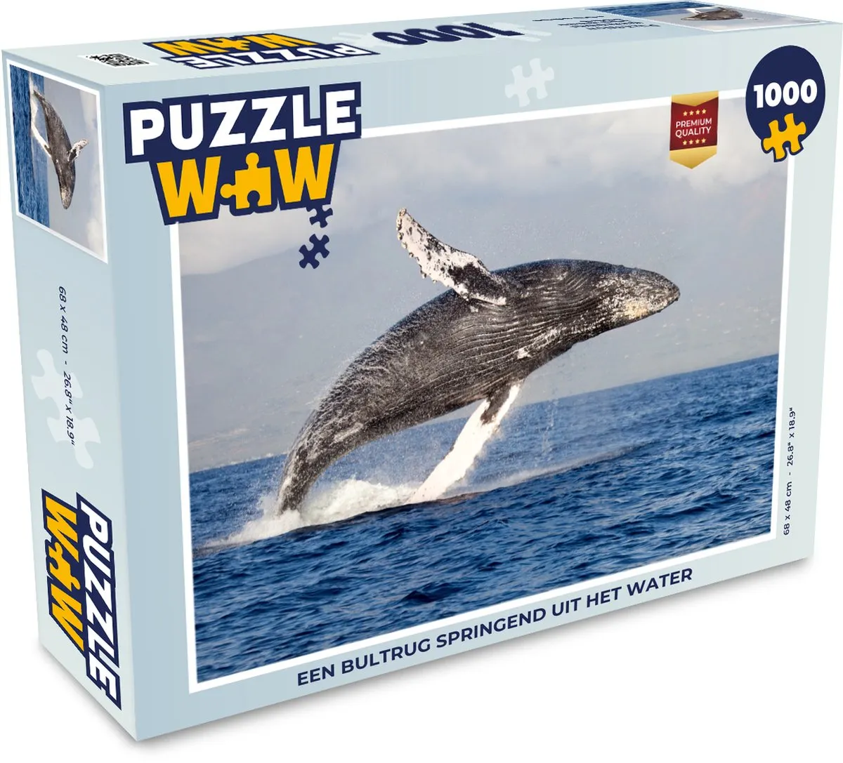 PuzzleWow Bultrug Puzzel 1000 Stuks - Multicolor