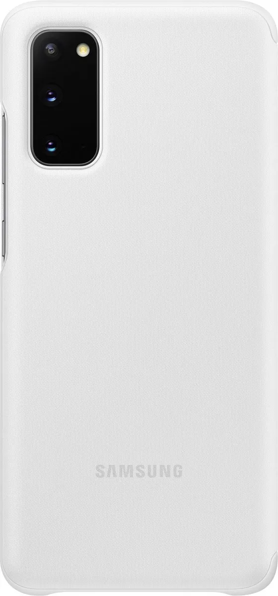 Samsung Clear View Hoesje Galaxy S20 - Wit