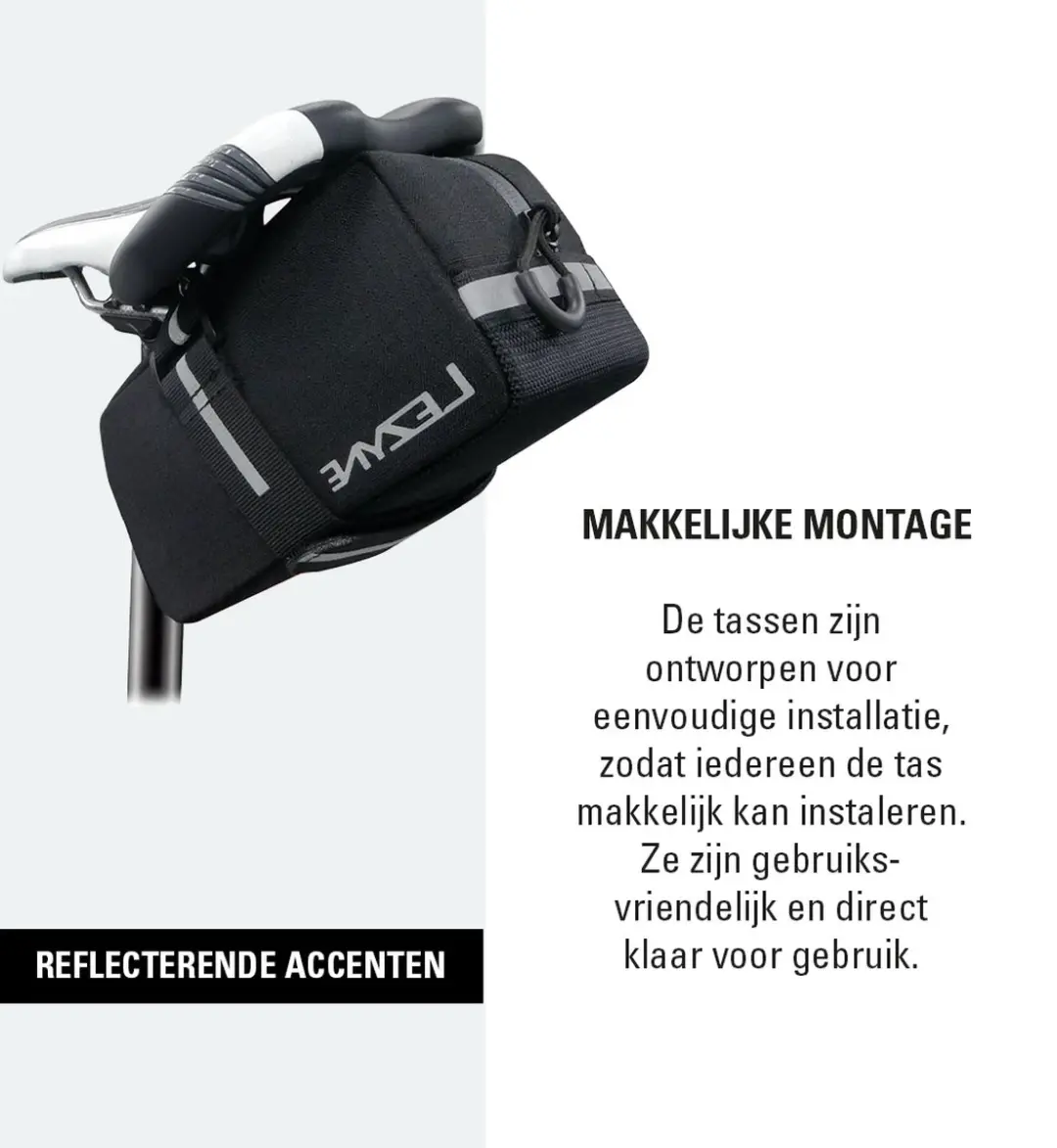 Lezyne Road Caddy XL zadeltas 1.5L - afbeelding 3 van 4