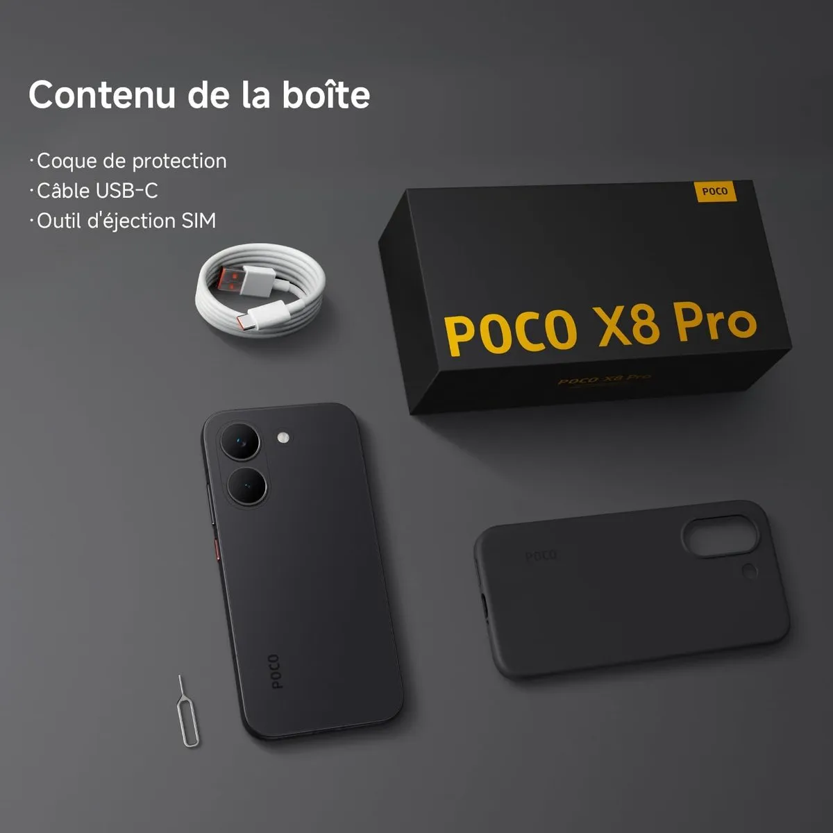 Xiaomi POCO X8 Pro - 8GB/256GB - 6500mAh - 100W HyperCharge - Zwart