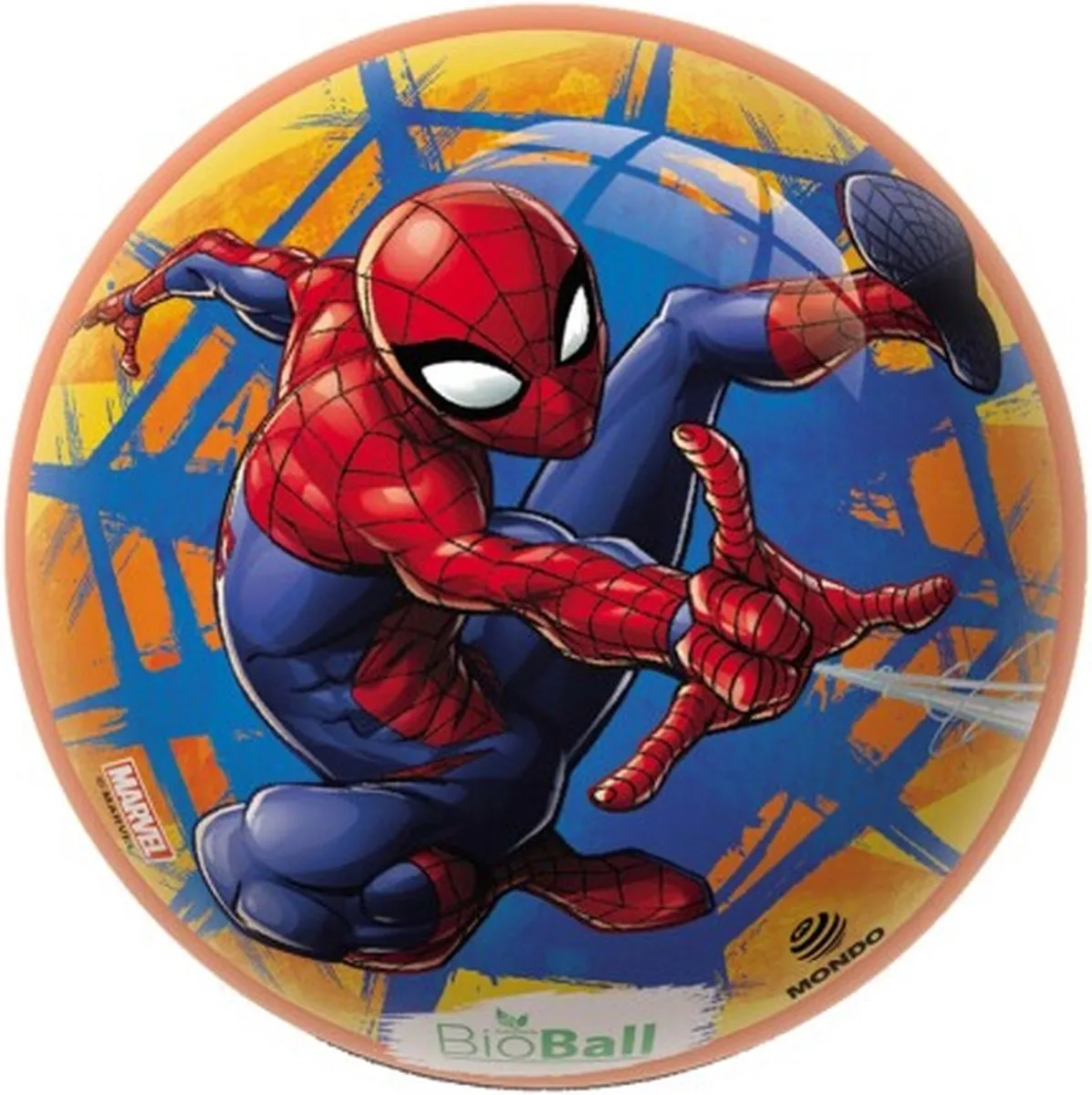 Spider-Man Bal 14cm - Blauw