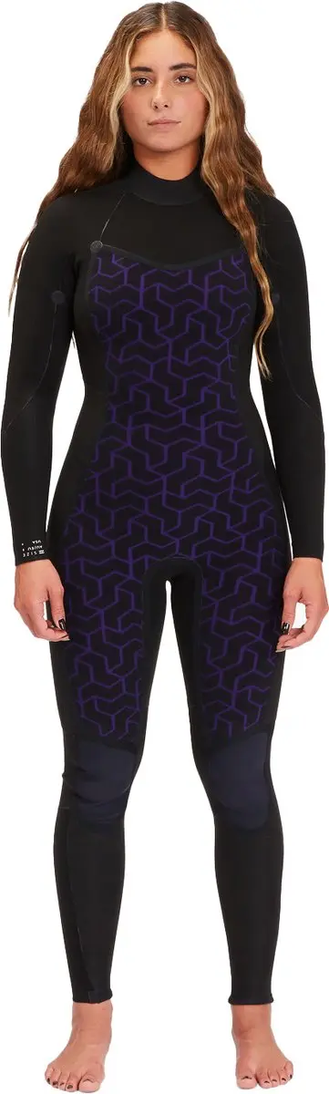 Billabong Synergy 3/2mm Rug Ritssluiting Wetsuit - Zwart L - afbeelding 5 van 6
