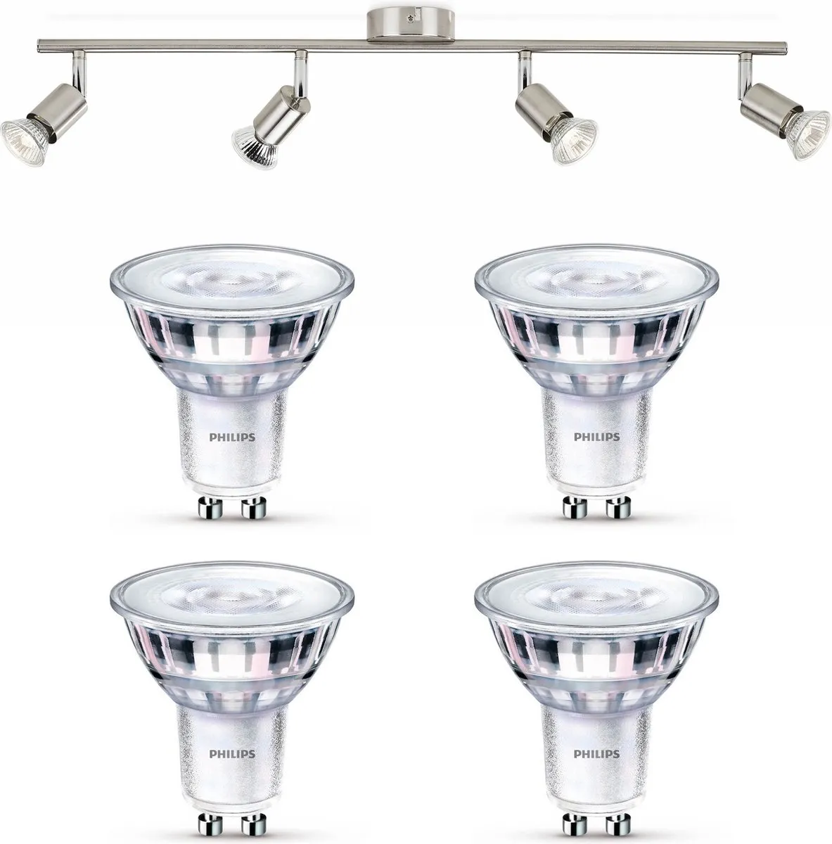 Philips Limbali Opbouwspot 4x GU10 Warmwit