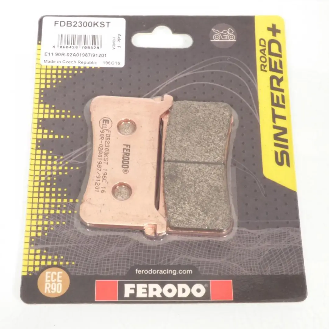 Remblokken Ferodo voor motor Honda 1000 Cbr Rr Fireblade Abs 2017 tot 2018 links