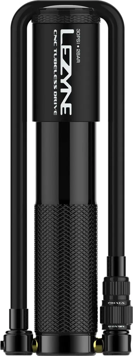 Lezyne CNC Tubeless Drive Handpomp - Zwart - afbeelding 6 van 6