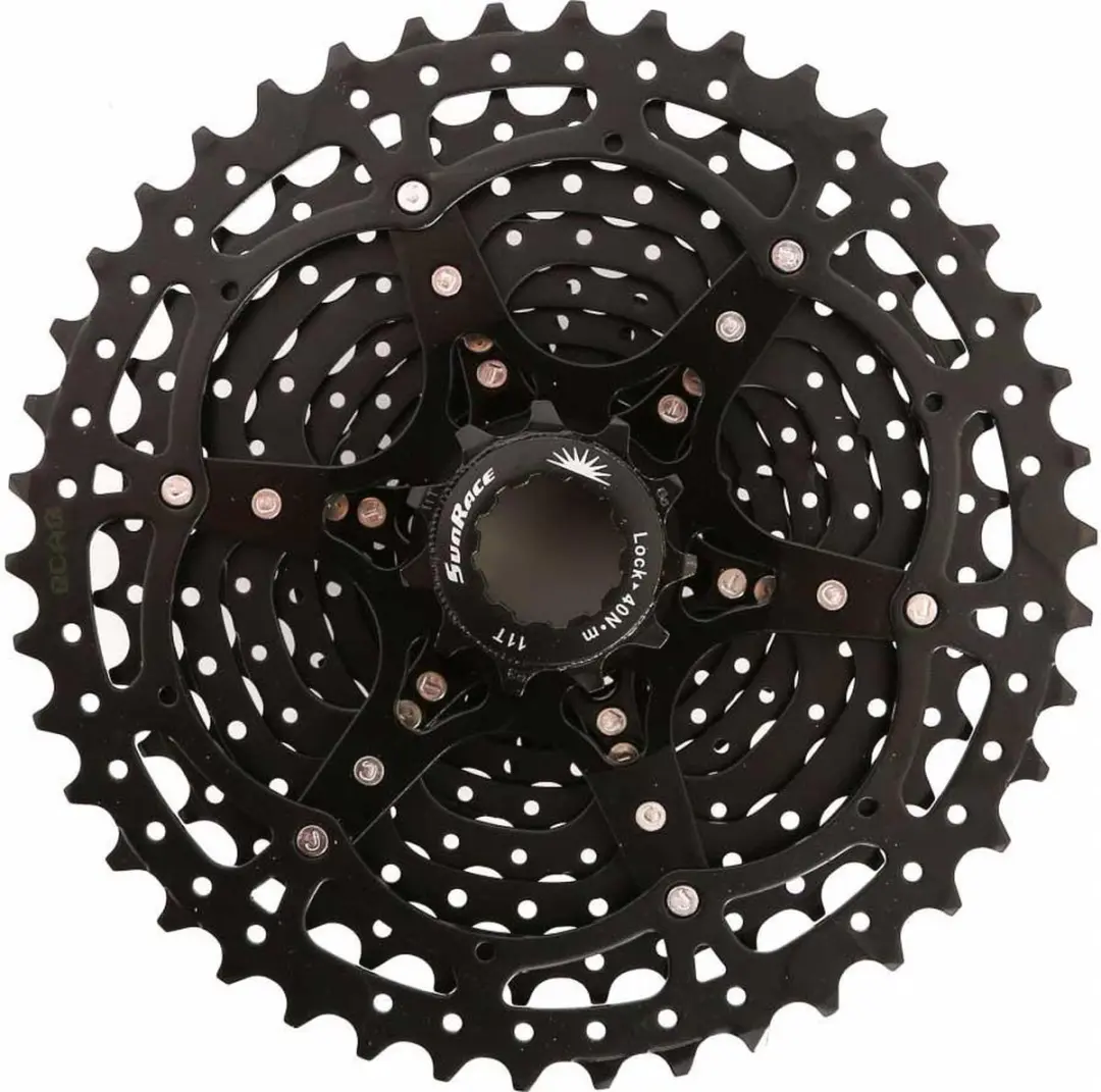 SunRace S8 11-speed cassette 11-42t Zwart - afbeelding 2 van 6