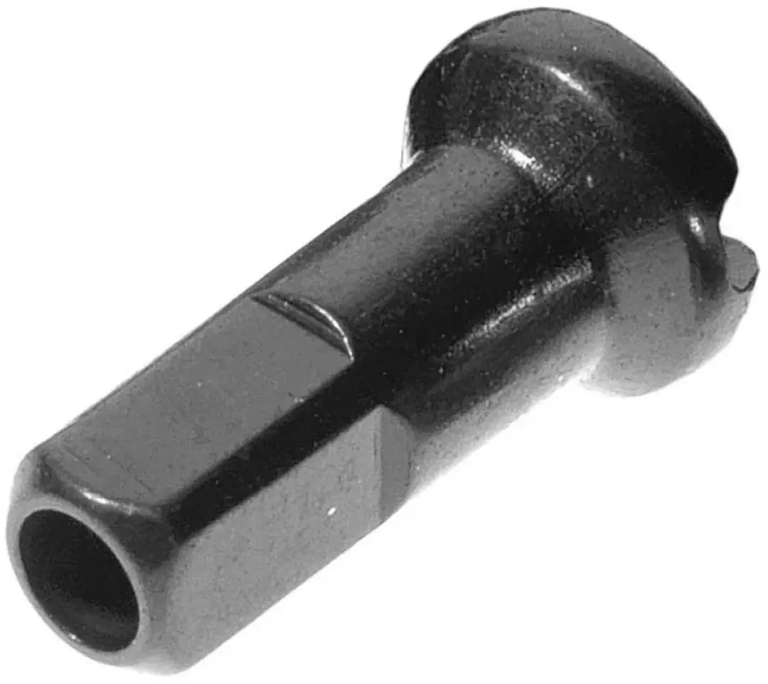 Dt Swiss Nickel Plated Standard Nippels 100 Eenheden Zwart 2.0 x 14 mm