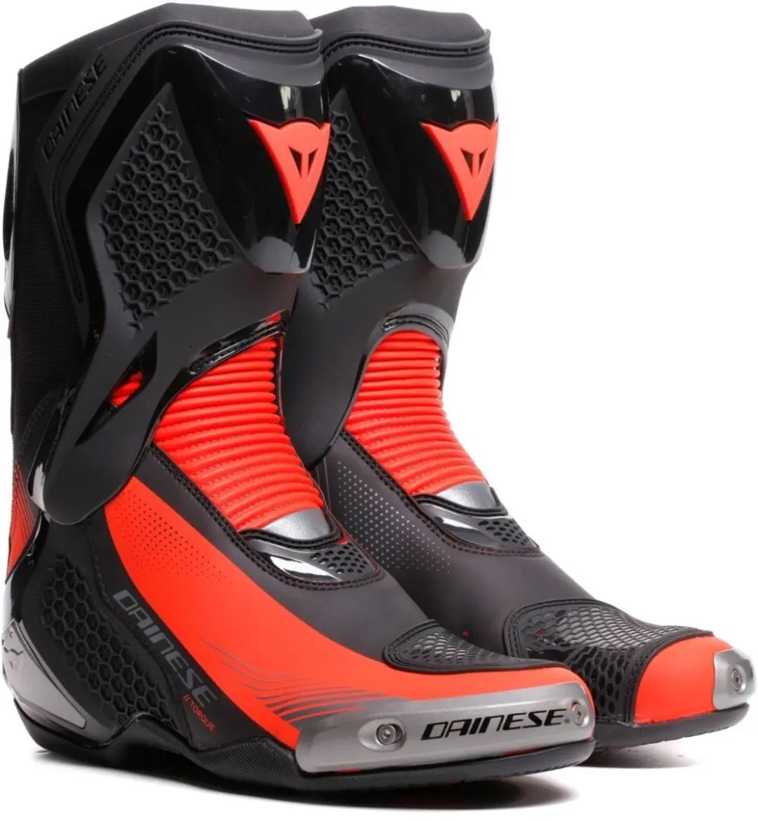 Dainese Torque 4 Zwart Fluo Rood Motorlaarzen