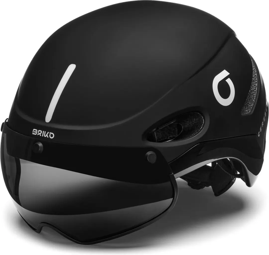 Briko Fietshelm E-One Visor Fietshelm ZWART