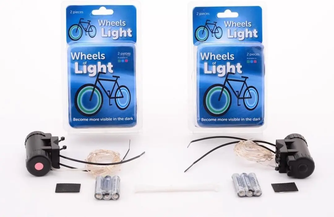 Fiets Wielverlichting 2 Stuks 3 Kleuren