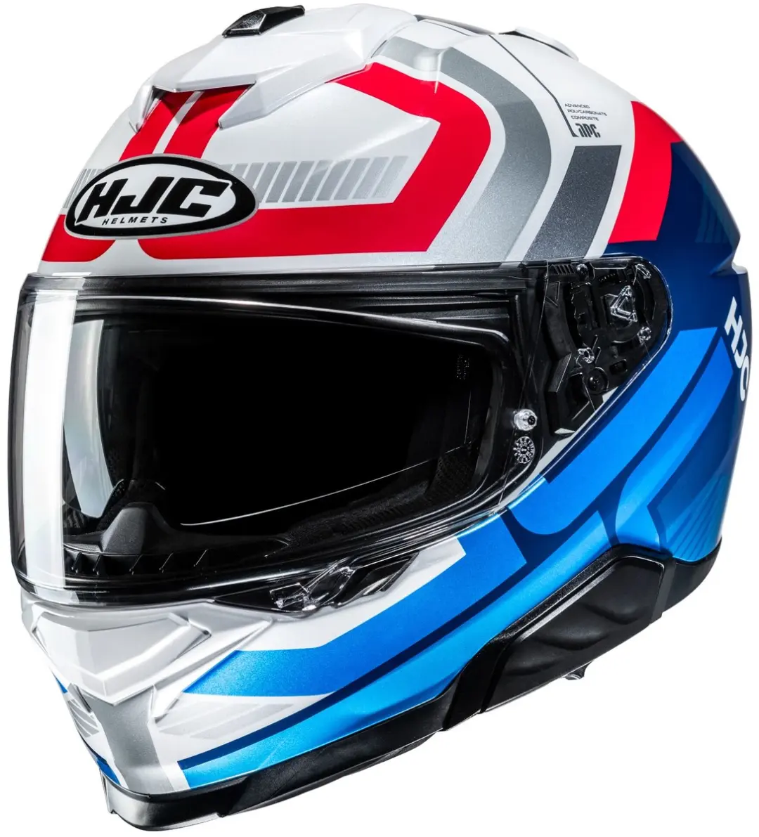 HJC i71 Viz Wit Rood Blauw Integraalhelm