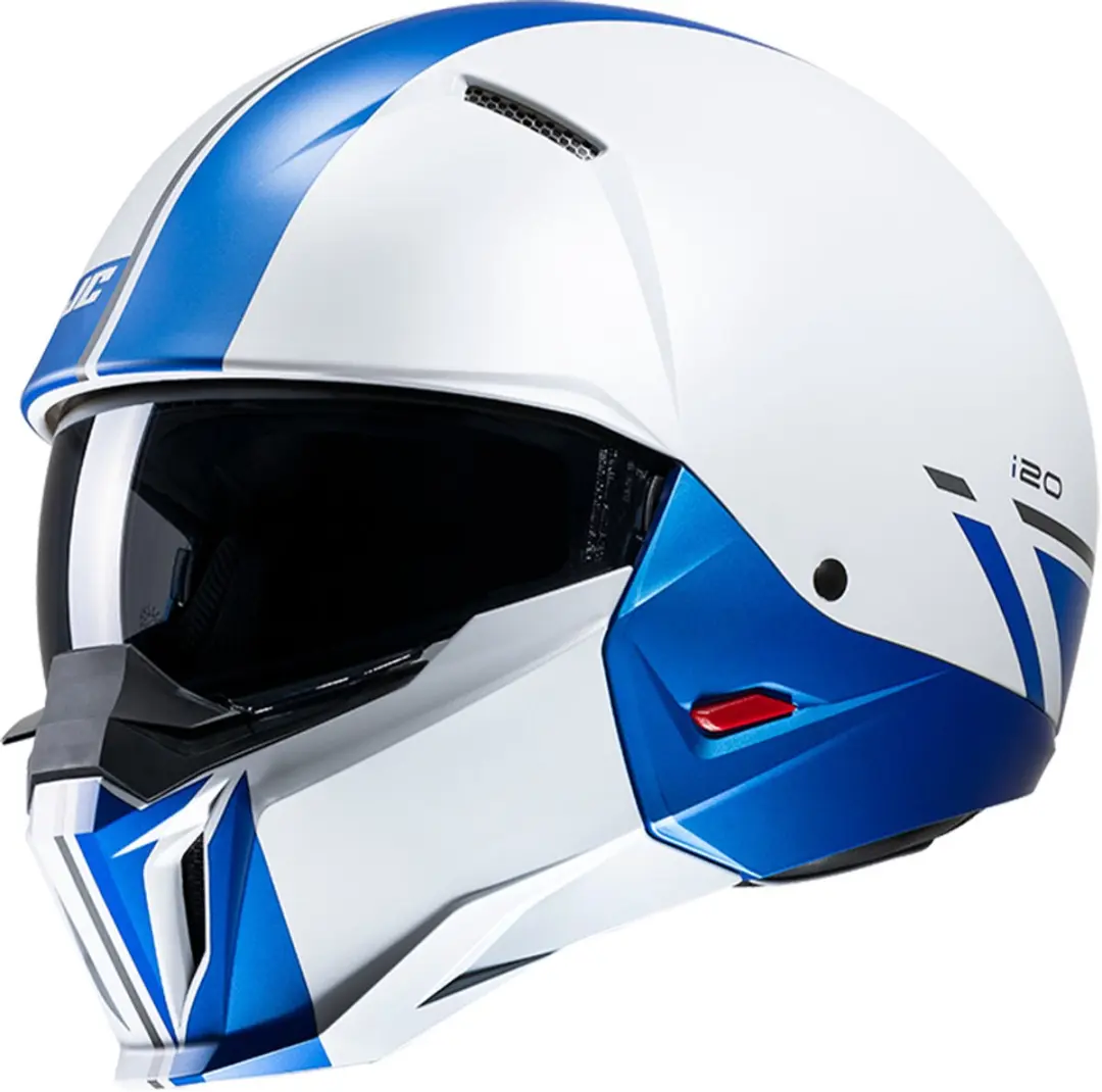 Hjc I20 Batol Wit Blauw MC2SF Jet Helm