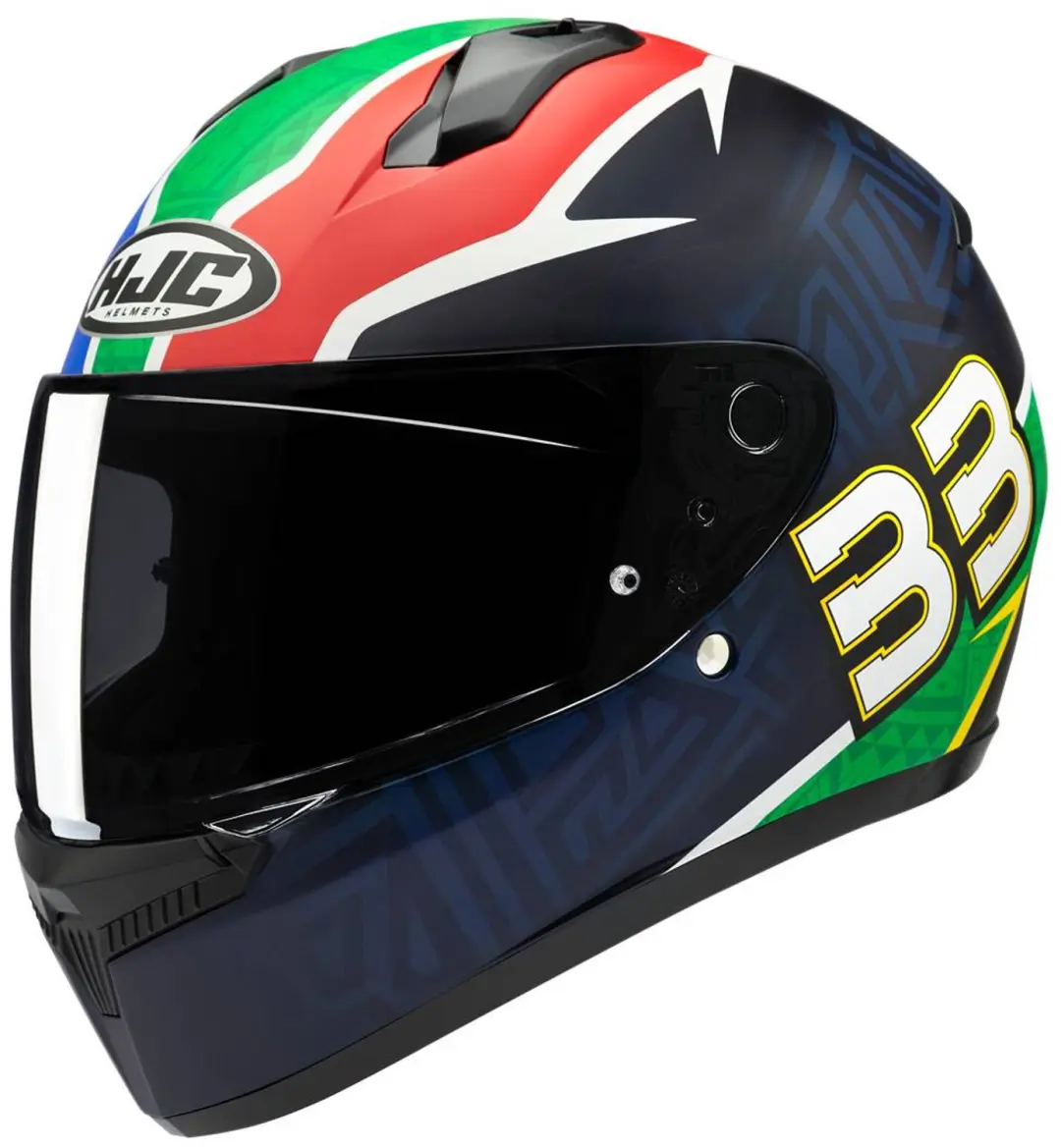 HJC C10 Brad Binder 33 Integraalhelm Zwart Groen