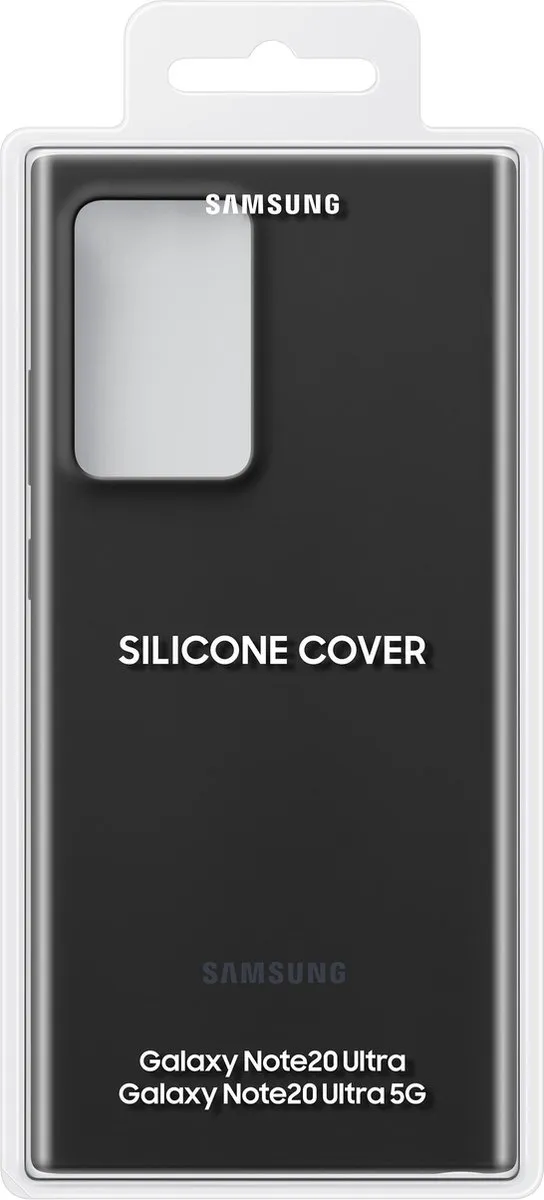 Samsung Silicone Hoesje EF-PN985TBEGEU - Galaxy Note20 Ultra - Zwart