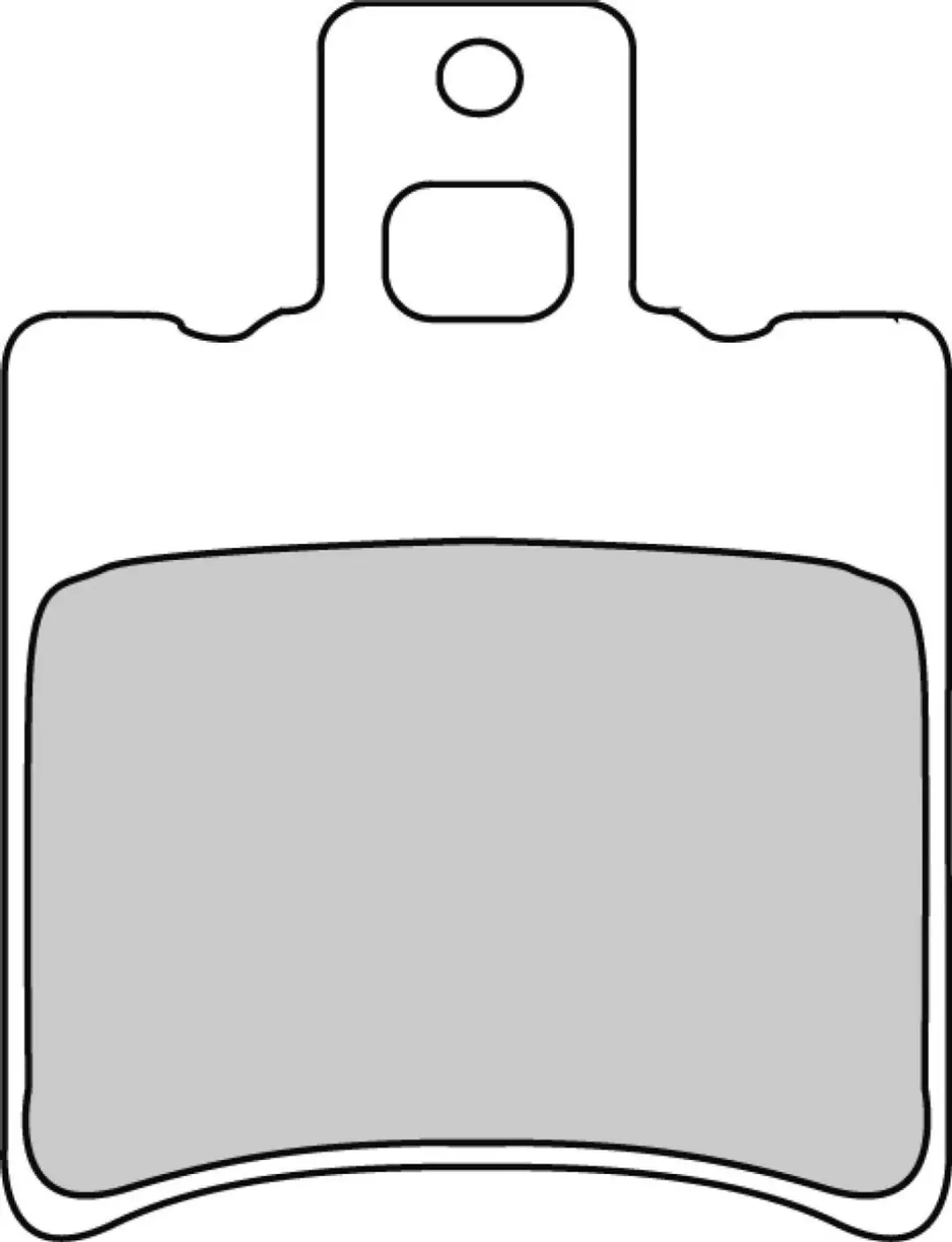 Plaquette de frein Ferodo pour Scooter Aprilia 50 Scarabeo 4T 4V 2010 à 2017 AV