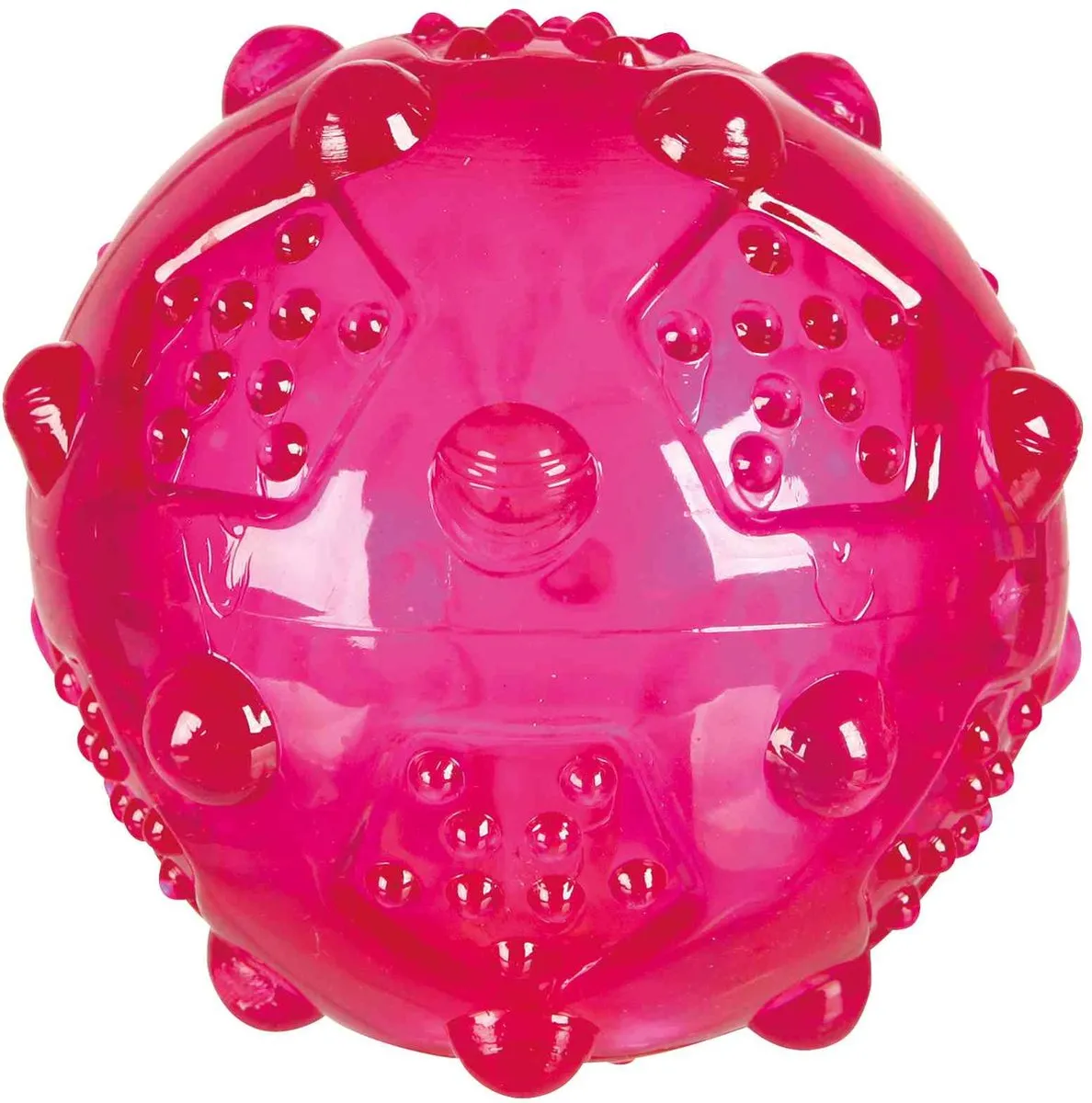 Trixie Hondenspeelgoed Bal TPR Roze - afbeelding 2 van 2