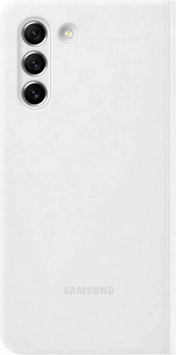Samsung Galaxy S21 FE Clear-View Hoes - Wit EF-ZG990CWEWW - afbeelding 6 van 6