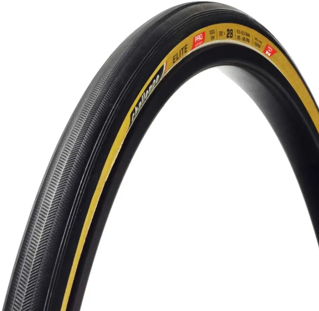 Challenge Elite 220 Tpi Tubular 700x28 Racefietsband - Goud - afbeelding 2 van 2
