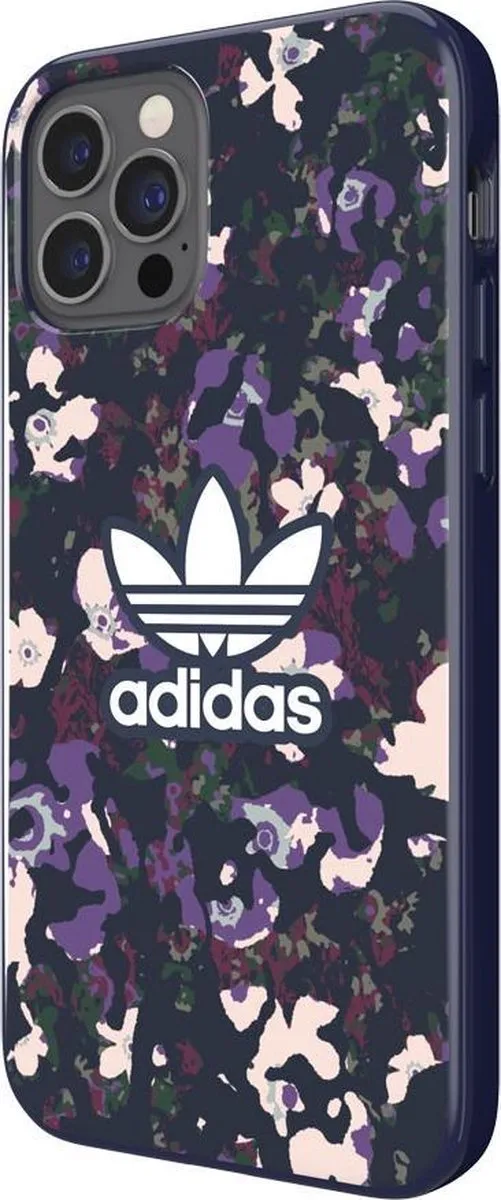 Adidas Snap Case Graphic AOP TPU - iPhone 12/12 Pro - Paars