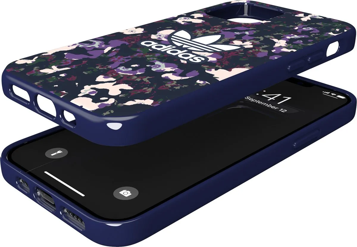 Adidas Snap Case Graphic AOP TPU - iPhone 12/12 Pro - Paars