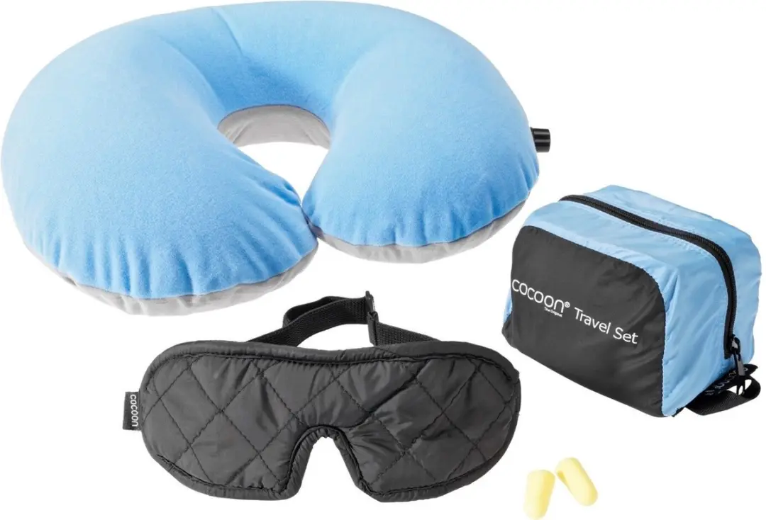 Cocoon Travel Set 3-delig Blauw/Zwart