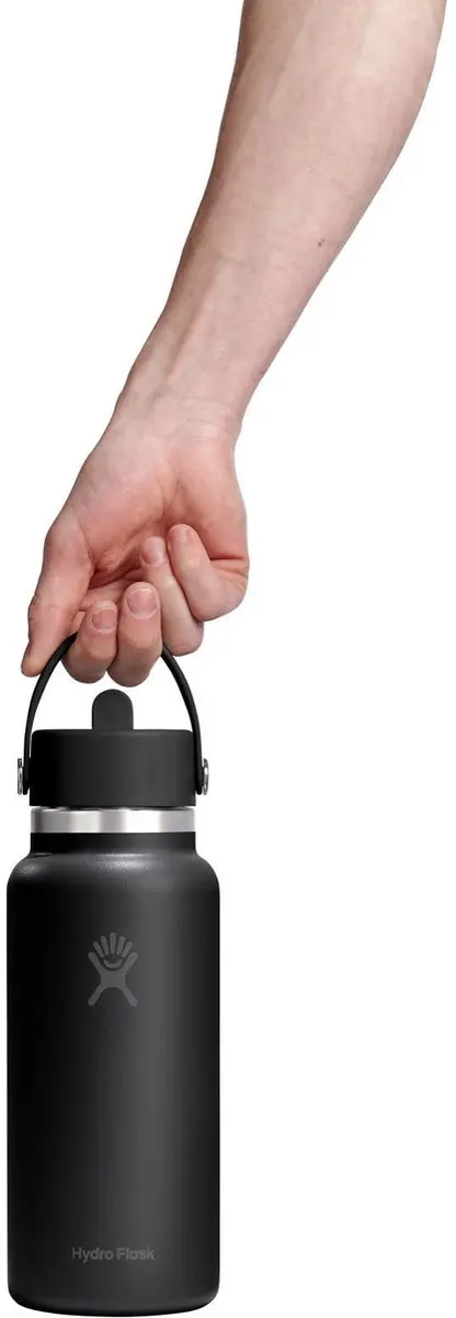 Hydro Flask Wide Flex Straw 946ml - Zwart - afbeelding 3 van 3