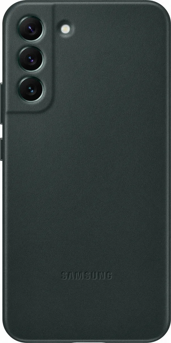 Samsung Lederen Hoesje Galaxy S22 - Groen EF-VS901LGEGWW