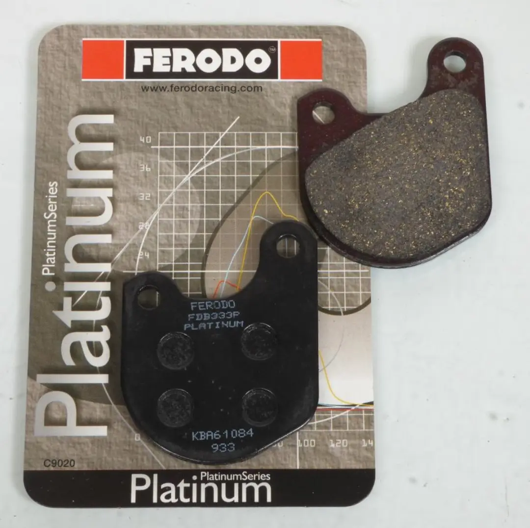 Plaquette de frein Ferodo pour Moto Harley Davidson 1340 Fxsb 1982 à 1983 AV Ne