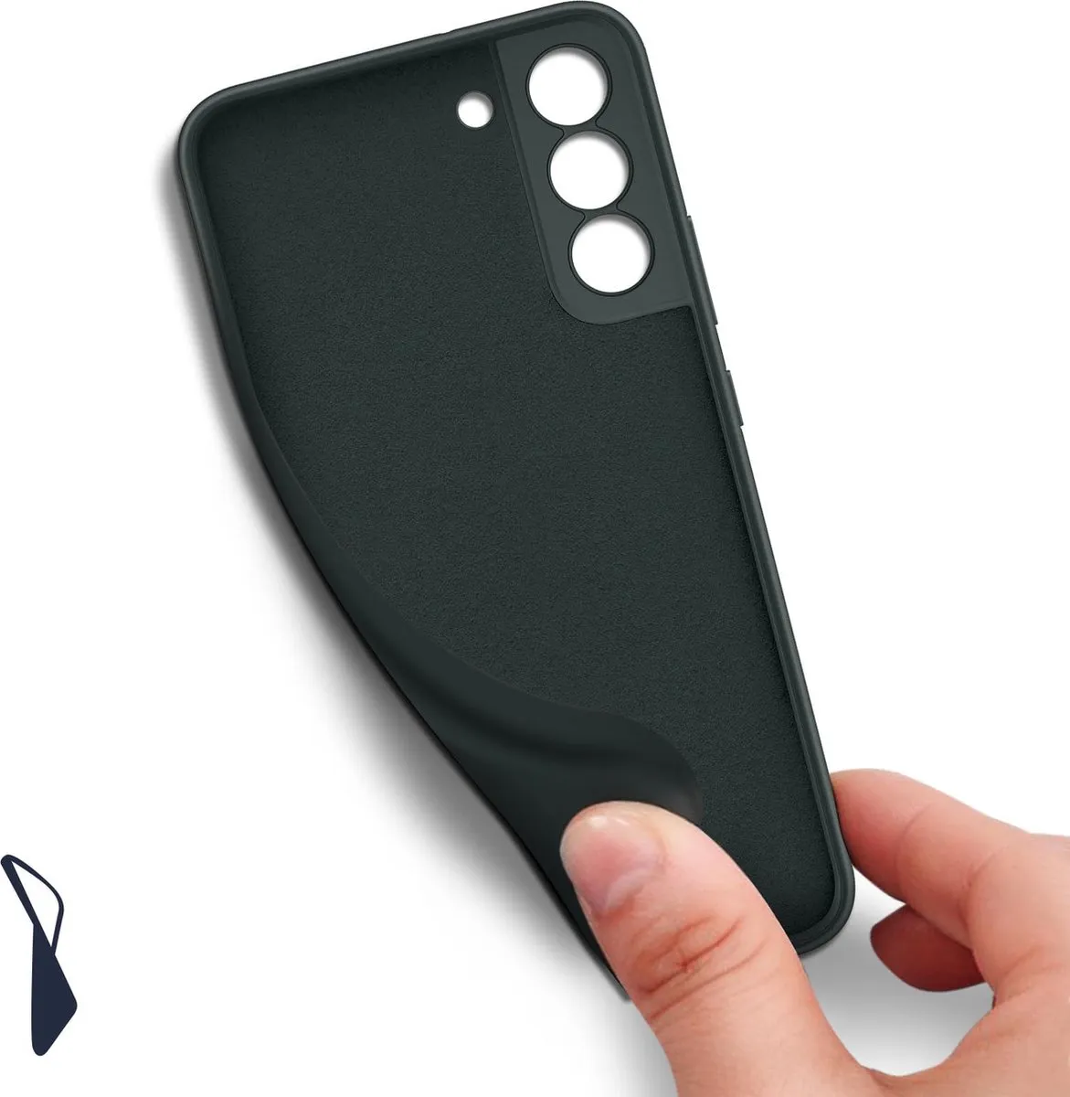 Samsung Siliconen Hoesje Galaxy S22 EF-PS901TGEGWW - Donkergroen