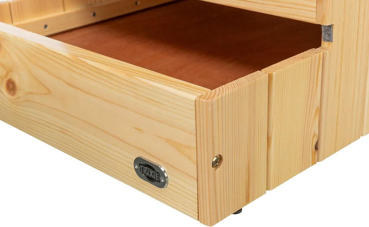 Trixie Hondentrap Vurenhout 45x40x38cm - Bruin
