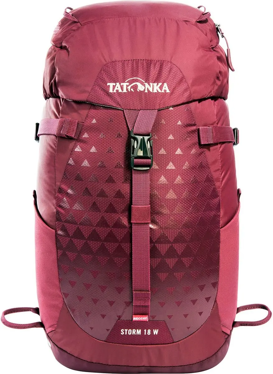 TATONKA wandelrugzak rugzak Storm 18 Women Recco Bordeaux Red wijnrood