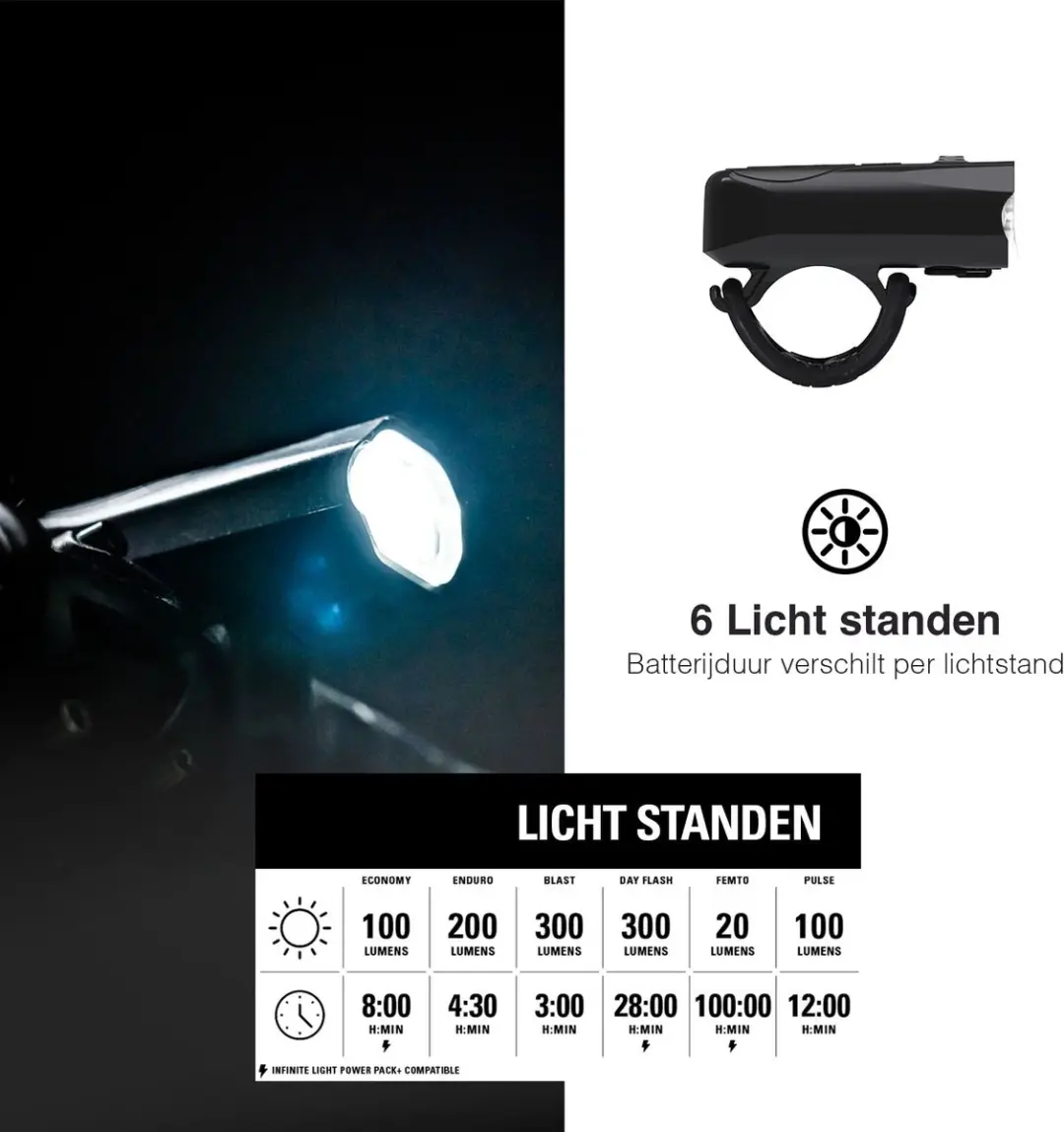 Lezyne KTV Drive Pro 300+ Voorlamp - afbeelding 5 van 6