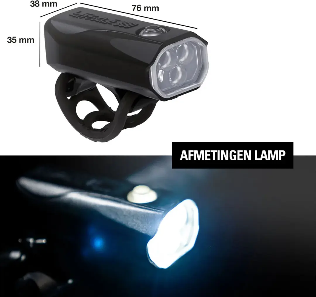 Lezyne KTV Drive Pro 300+ Voorlamp - afbeelding 2 van 6
