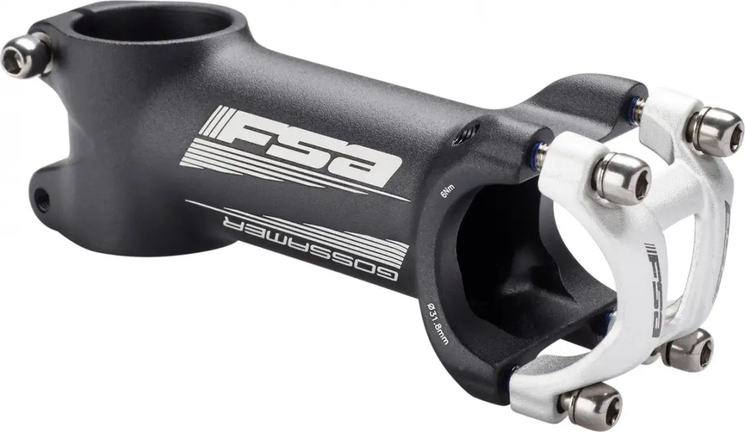 FSA Gossamer Stuurpen Ø31,8 mm zwart/zilver Lengte 110 mm