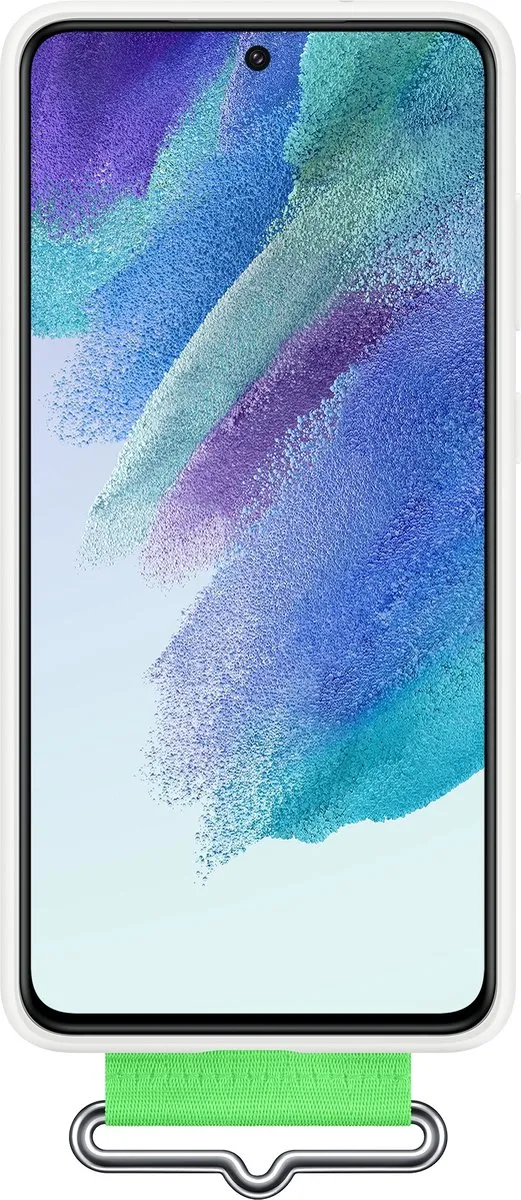 Samsung Galaxy S21 FE Siliconen Hoesje EF-GG990TWEGWW - Wit