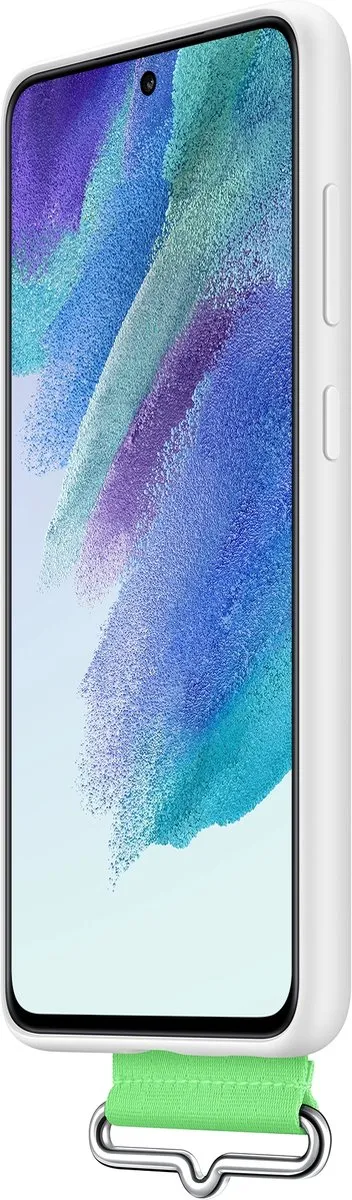 Samsung Galaxy S21 FE Siliconen Hoesje EF-GG990TWEGWW - Wit - afbeelding 6 van 6