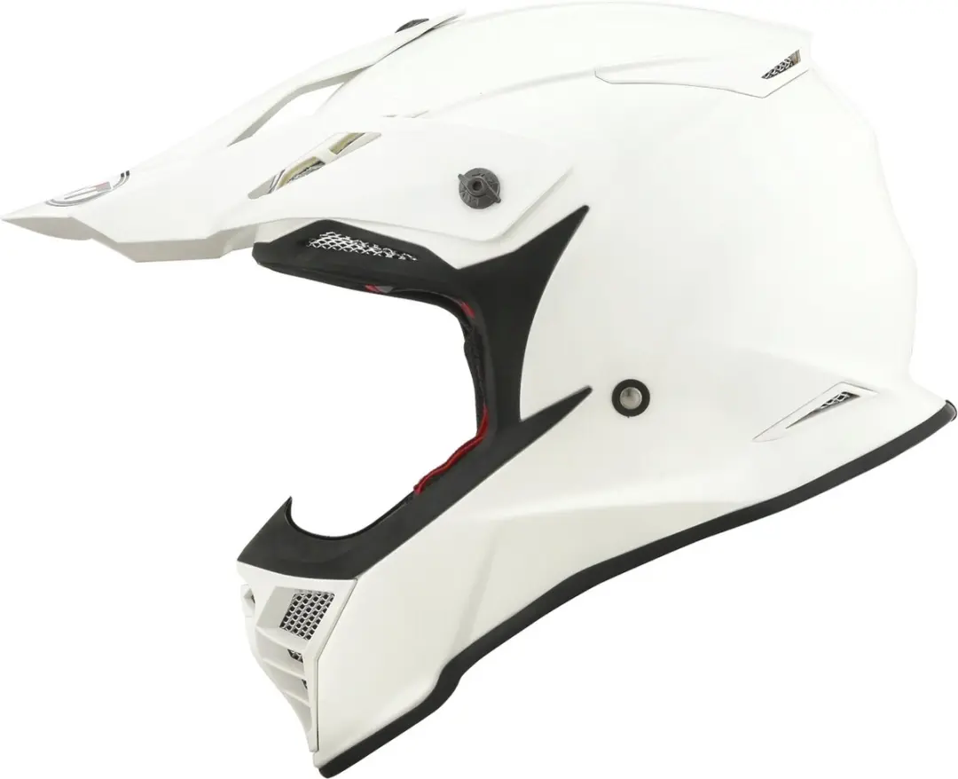 KYT Skyhawk Plain Crosshelm - Wit - afbeelding 3 van 6