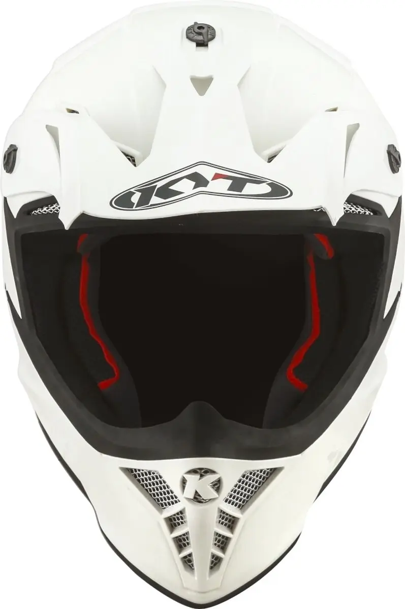 KYT Skyhawk Plain Crosshelm - Wit - afbeelding 5 van 6