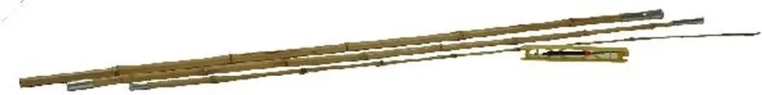 Game On Fishing Bamboe Hengel 3,5M + Tuigje