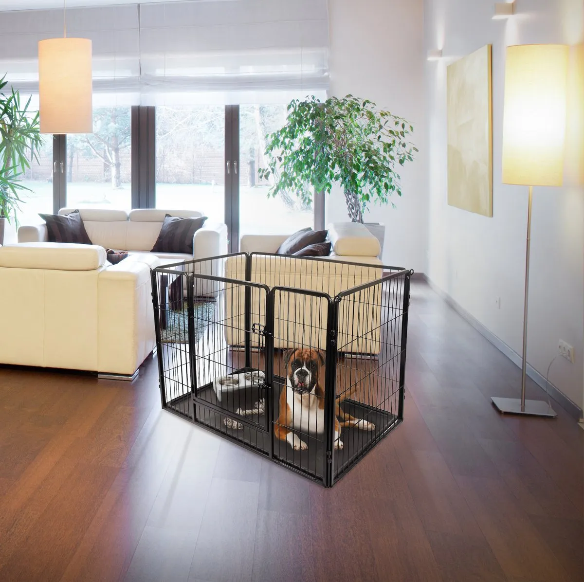 Flamingo Kazan Hondenren M - 109x72x72cm Zwart - afbeelding 6 van 6