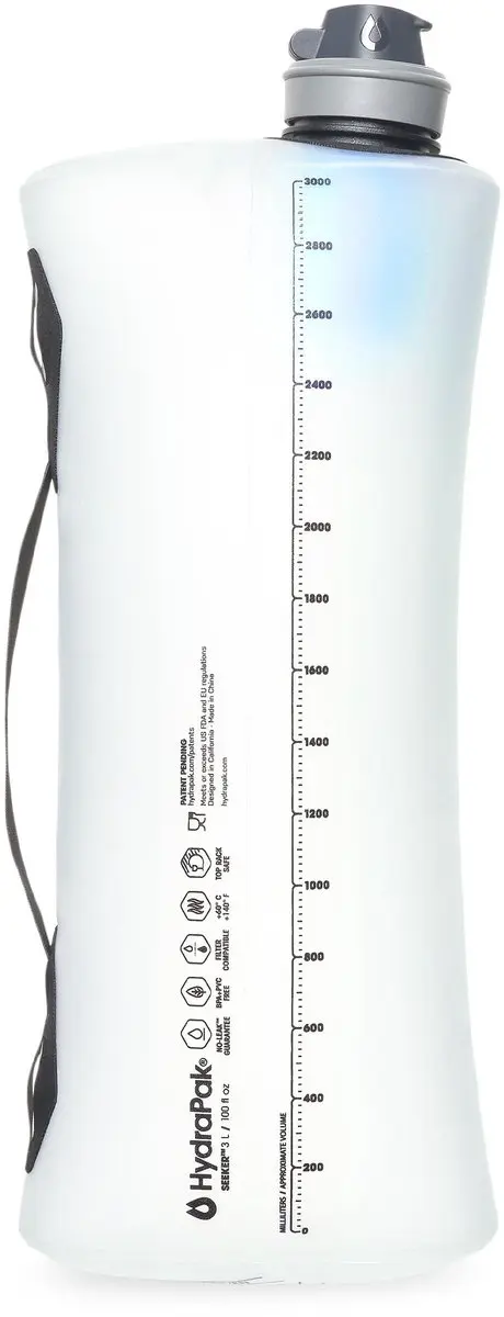 Hydrapak Seeker+ 3L Waterzak - Transparant - afbeelding 3 van 6