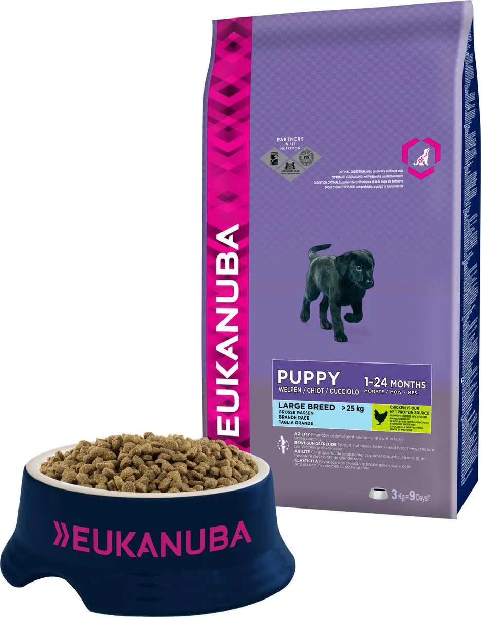 Eukanuba Growing Puppy Large Breed Kip - 3 kg - afbeelding 3 van 6