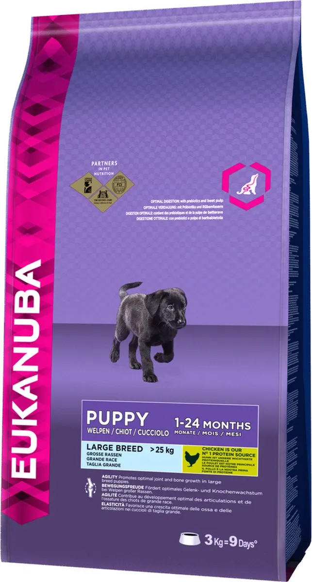 Eukanuba Growing Puppy Large Breed Kip - 3 kg - afbeelding 6 van 6