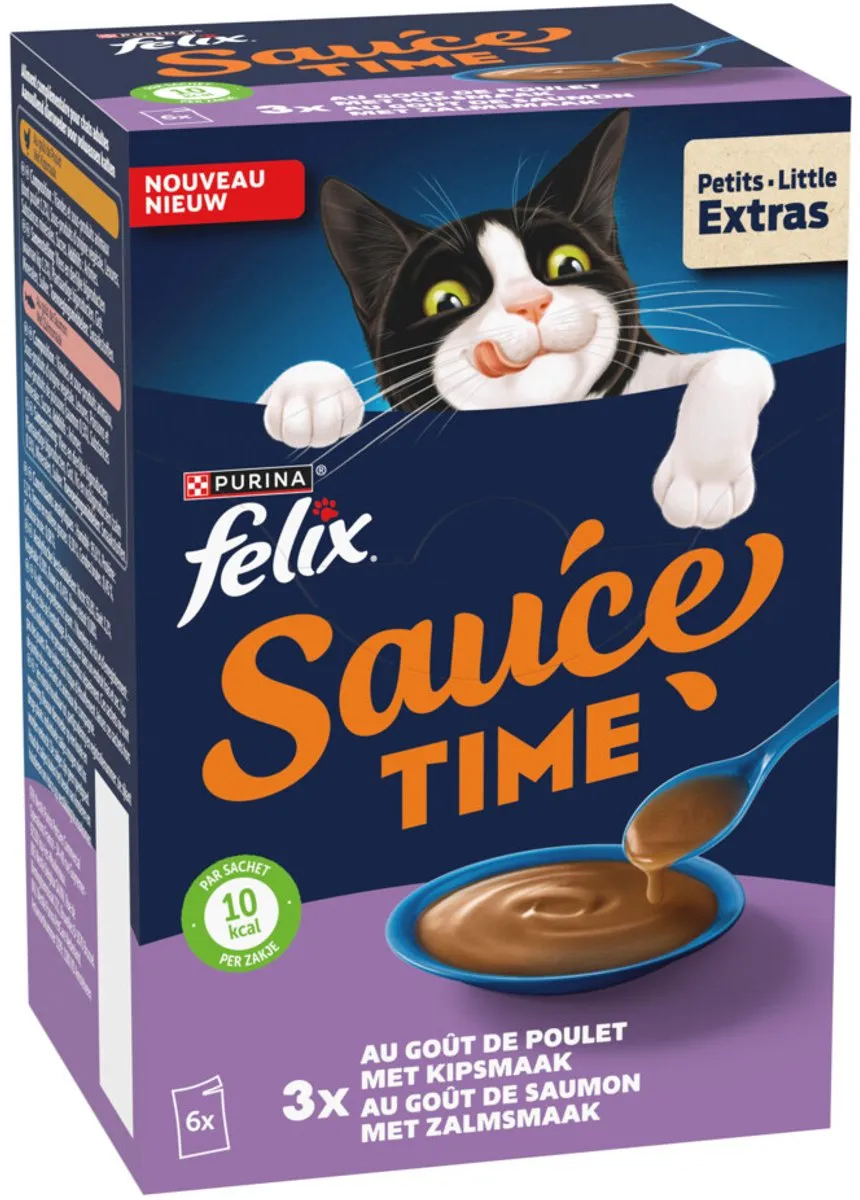Felix Kattensnack Sauce Time Kip & Zalm