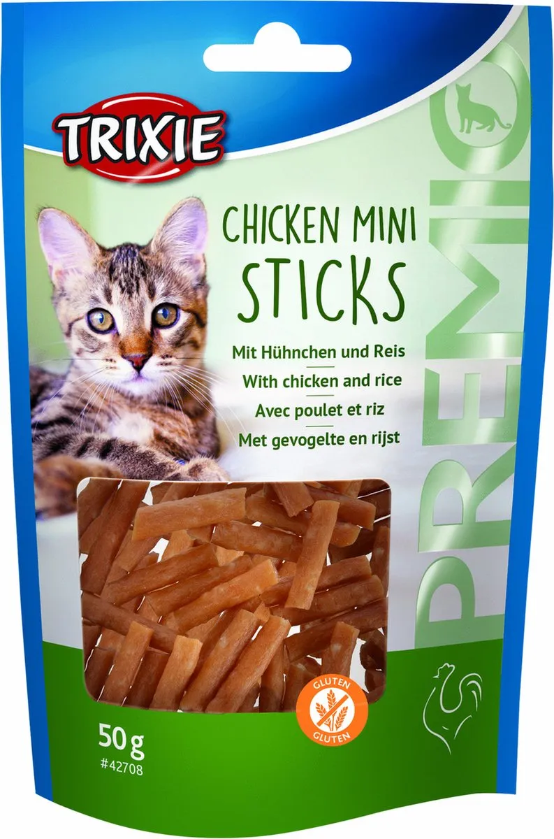 Trixie Premio Mini Sticks Kip Rijst 50g