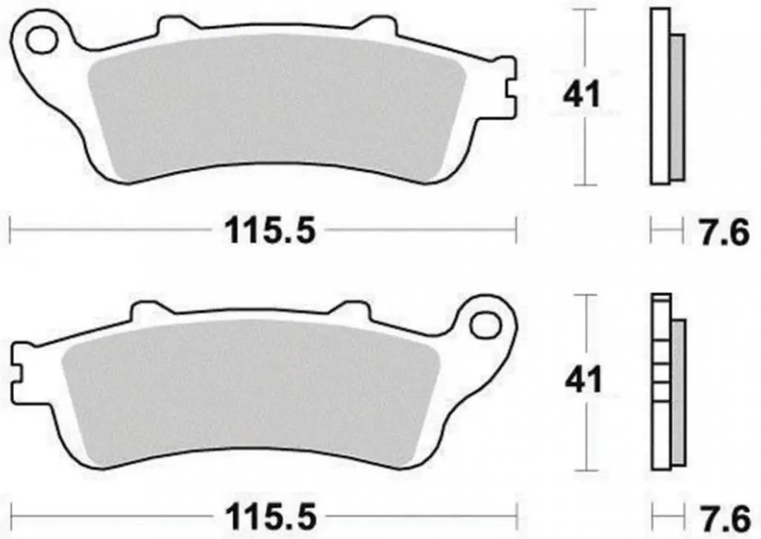 ferodo remblokje voor motor honda 1100 cb sfy x-11 2000 tot 2003 avg / avd / ar