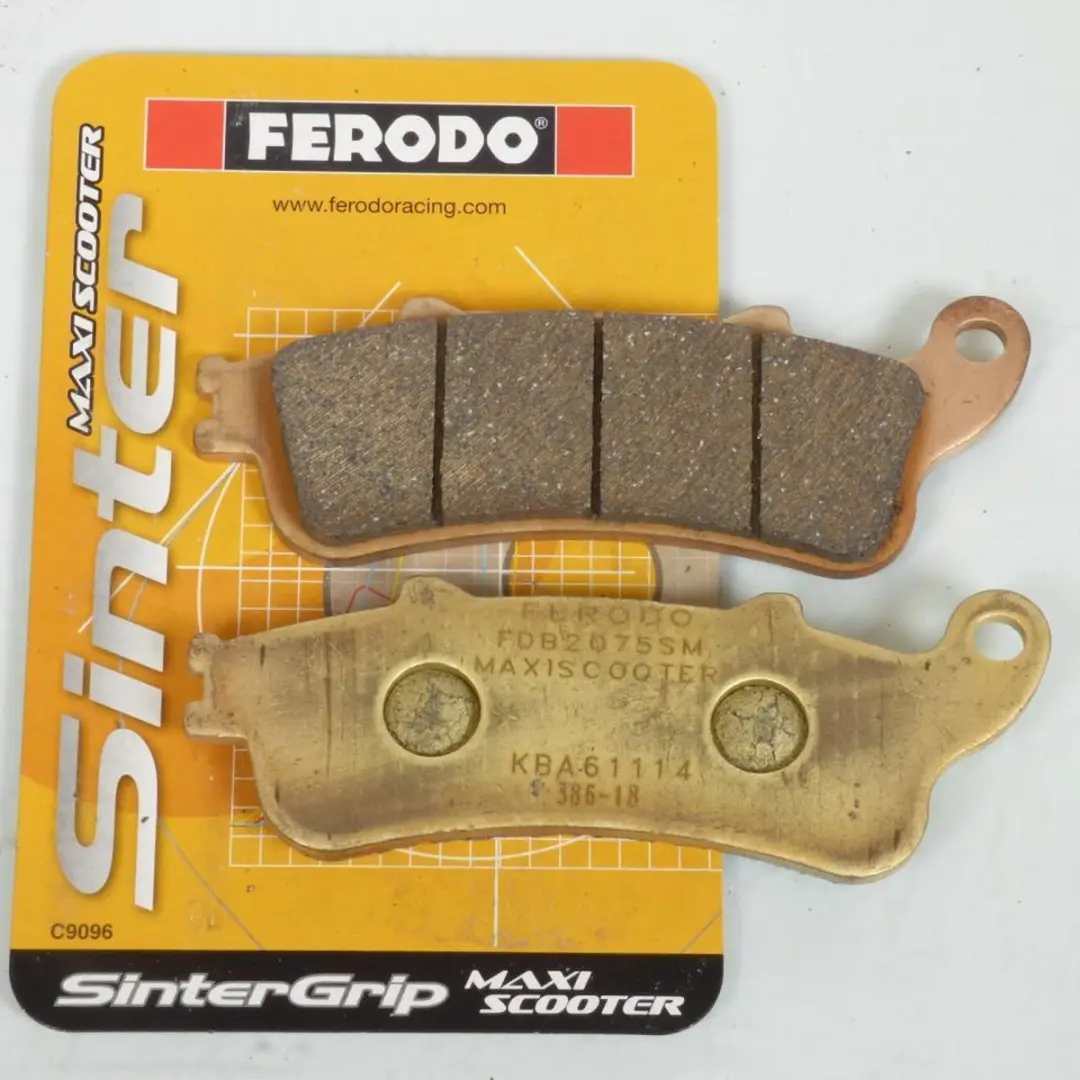 Plaquette de frein Ferodo pour Scooter Honda 125 Pantheon 2003 à 2006 JF12A / A