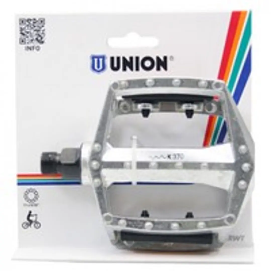 Union SP-102 Pedalen 1/2" - Zilver - afbeelding 2 van 3